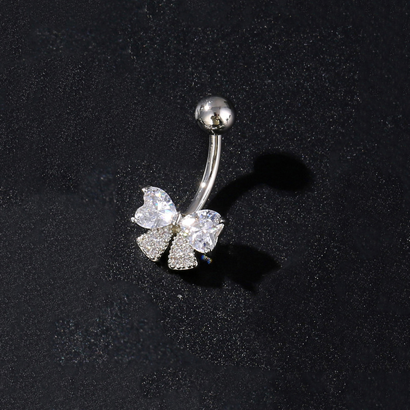 Body Jewelry And Piercing - حلقة ثقب البطن من الفولاذ المقاوم