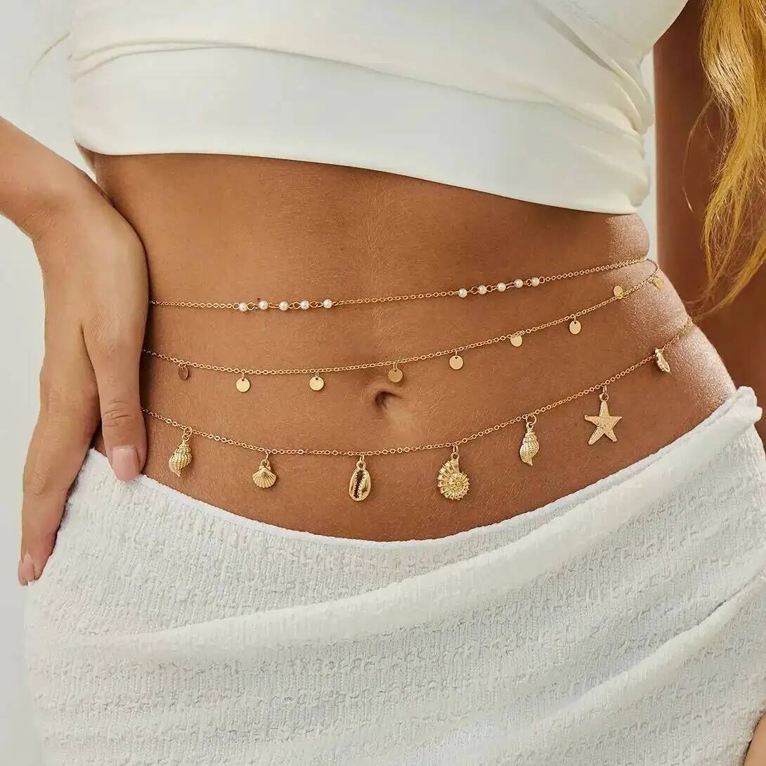 Body Jewelry Ends - IngeSight.Z 3 قطعة/المجموعة بوهو نجم البحر