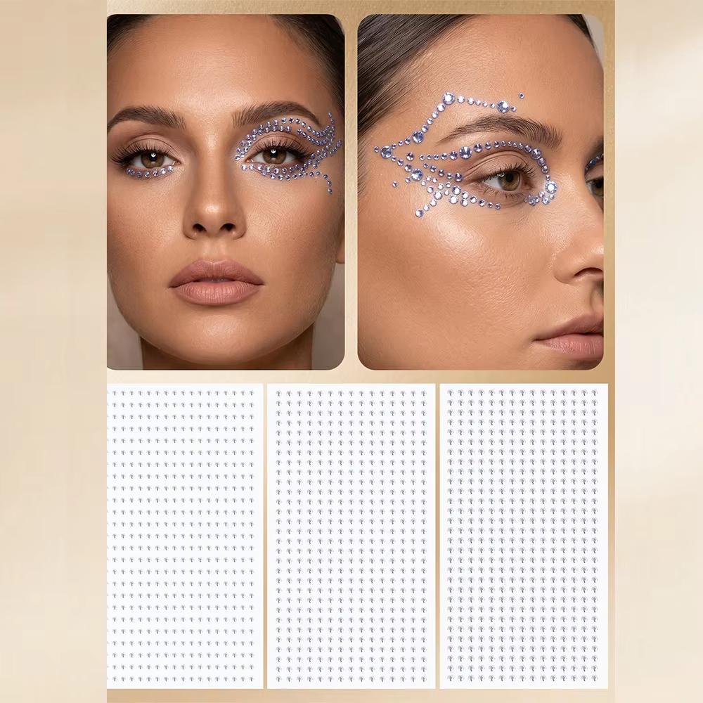 Body Jewelry Stickers - حلقات أنف ومجوهرات للوجه والشعر مزيفة