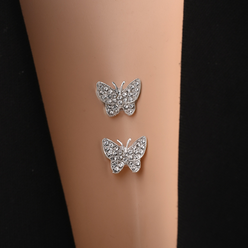 Body Jewelry Stickers - مجوهرات الجسم على شكل فراشة مرصعة