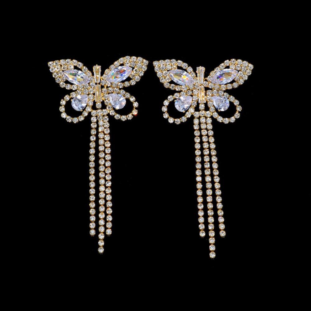 حجر الراين فراشة شرابة ملصقات  - مراجعة Body Jewelry Stickers وسعره