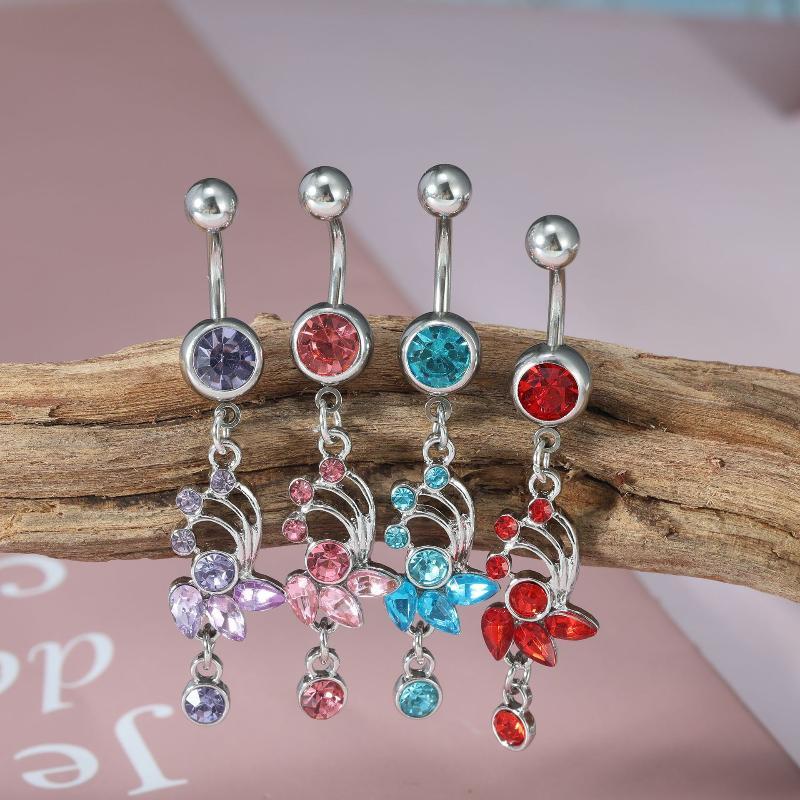 حلقة سرة البطن من الفولاذ المق - مراجعة Body Jewelry Tunnels وسعره
