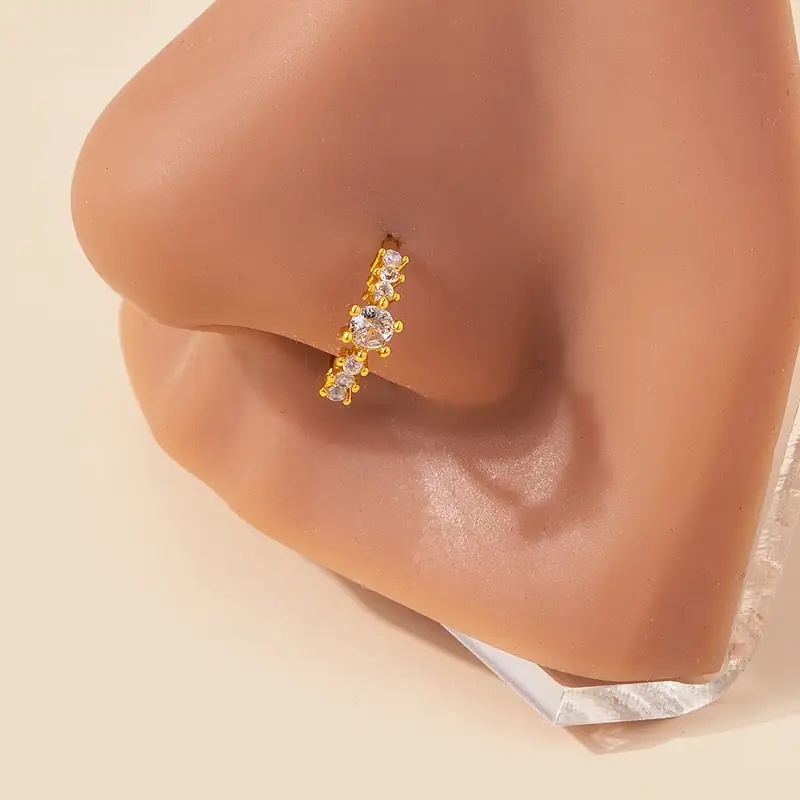بسيطة صف واحد هندسية S925 الفض - مراجعة Yellow Body Jewelry وسعره