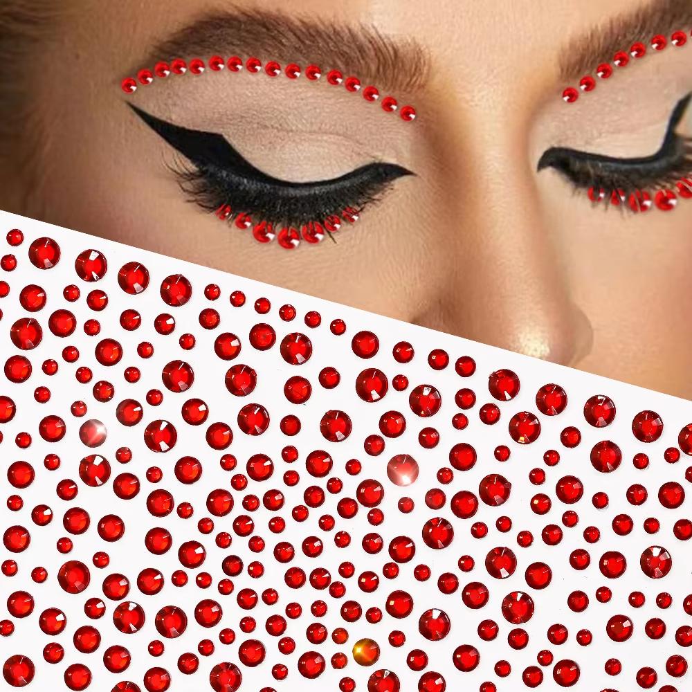 ورقة واحدة من ملصقات الوجه وال - مراجعة Body Jewelry Stickers وسعره
