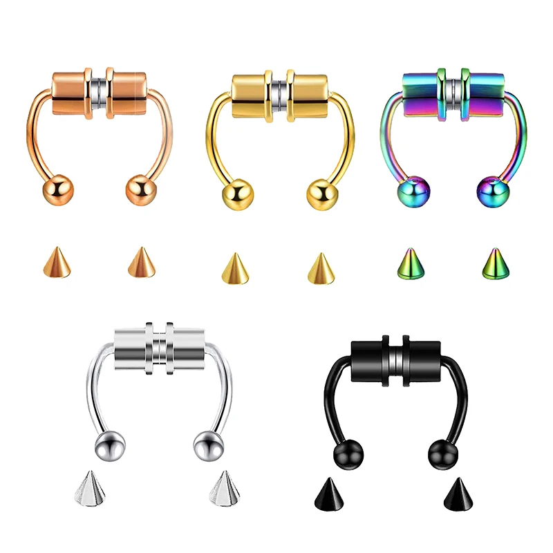 وهمية ثقب الأنف الدائري هوب ال - مراجعة Body Jewelry And Piercing وسعره