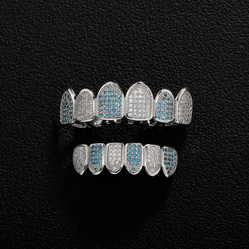 أطقم أسنان فاخرة جديدة مرصعة ب - مراجعة Body Jewelry Real Diamonds وسعره
