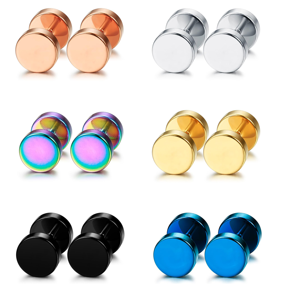 طقم أقراط من الفولاذ المقاوم ل - مراجعة Body Jewelry Tunnels وسعره