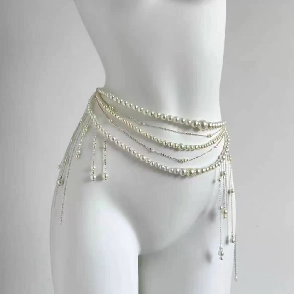 أزياء أنيقة لؤلؤة الخصر سلاسل  - مراجعة Body Jewelry Ends وسعره