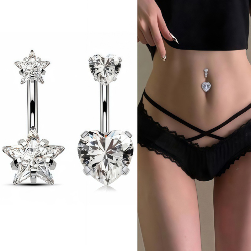 1 قطعة مثير البطن السرة ثقب ال - مراجعة Body Jewelry And Piercing وسعره