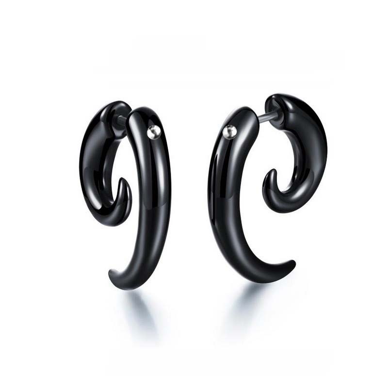 فاسق الأسود القبلية دوامة أقرا - مراجعة Body Jewelry Tunnels وسعره