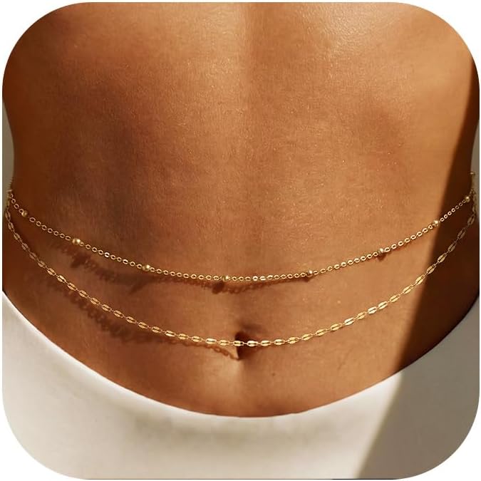 سلسلة خصر مطلية بالذهب عيار 14 - مراجعة Body Jewelry Ends وسعره