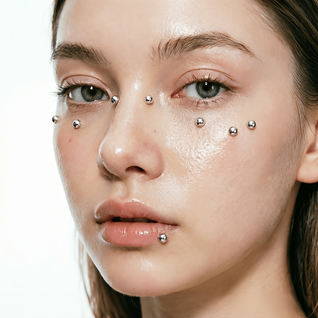 مجموعة من 4 قطع من الإكسسوارات - مراجعة Body Jewelry And Piercing وسعره