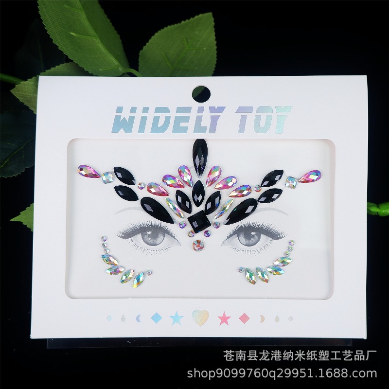 ملصقات وجه من الأكريليك اللامع - مراجعة Body Jewelry Stickers وسعره